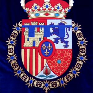 Escudo de S.A.R. el Príncipe de Asturias, don Felipe de Borbón.